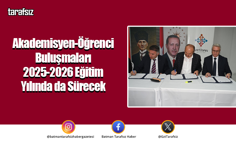 Akademisyen-Öğrenci Buluşmaları 2025-2026 Eğitim Yılında da Sürecek