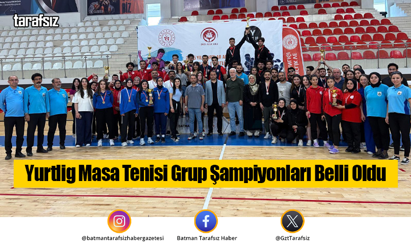 Yurtlig Masa Tenisi Grup Şampiyonları Belli Oldu