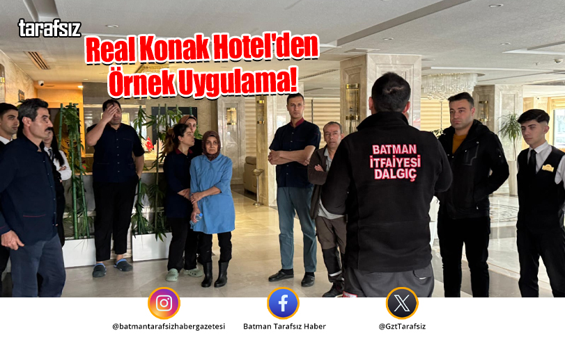 Real Konak Hotel’den Örnek Uygulama!
