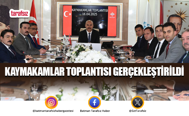 Kaymakamlar Toplantısı Gerçekleştirildi