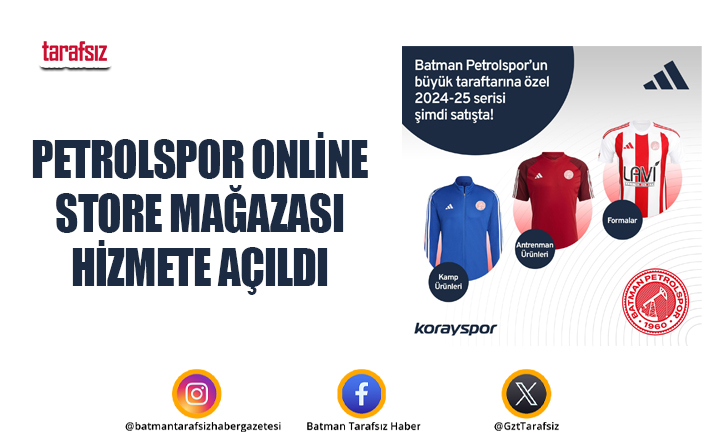 Petrolspor Online Store Mağazası Hizmete Açıldı