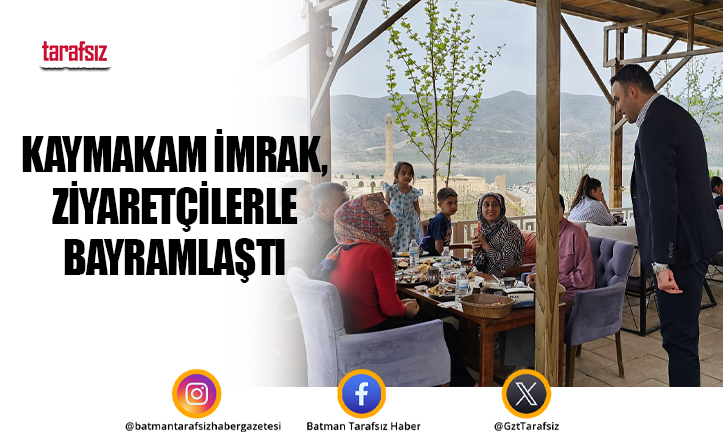 Kaymakam İmrak, Ziyaretçilerle Bayramlaştı