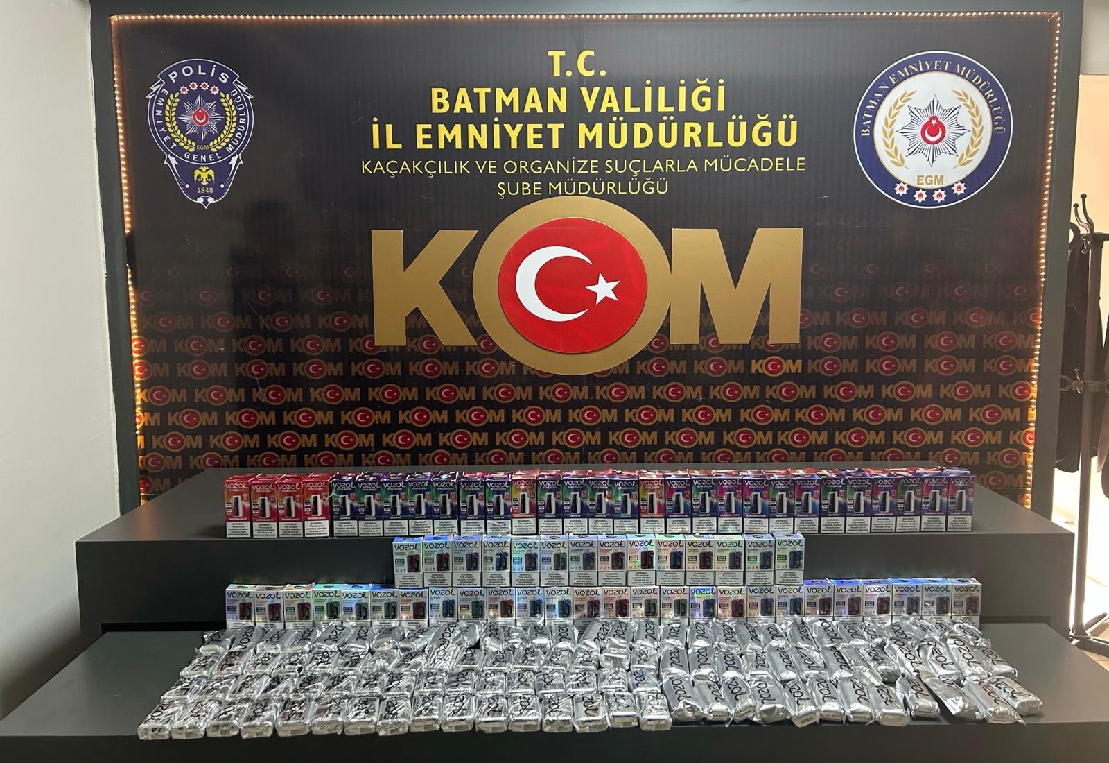 247 Adet Elektronik Sigara Ele Geçirildi