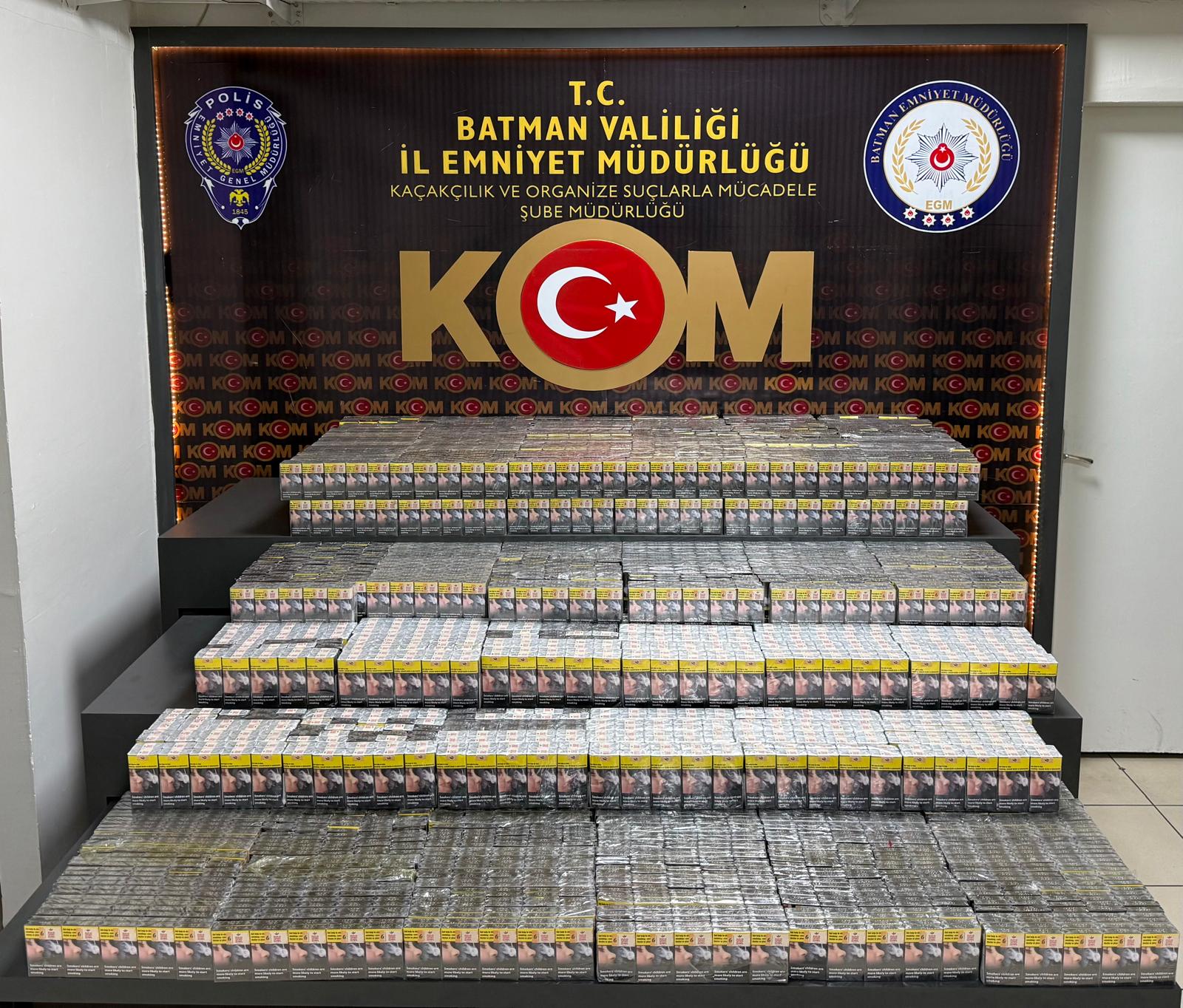 5.325 Paket Kaçak Sigara ve 11 Elektronik Sigara Ele Geçirildi