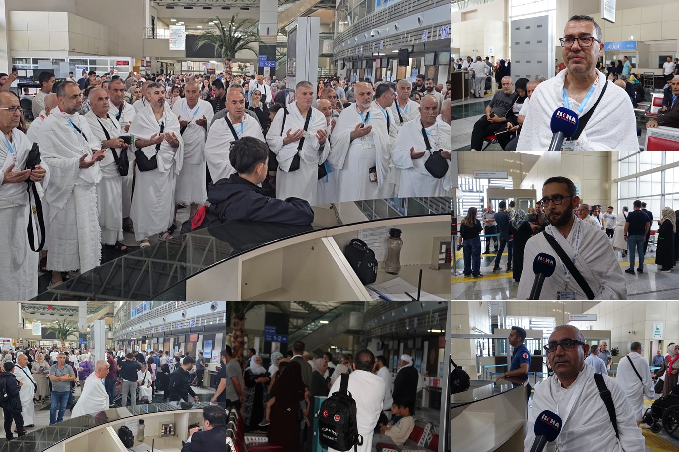 Dualarla Kutsal Topraklara Uğurlandılar