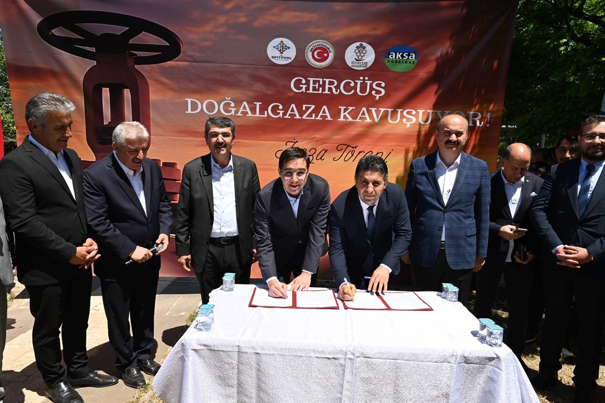 Gercüş’te Doğalgaz Protokolü ve Mesire Alanı Töreni Gerçekleşti