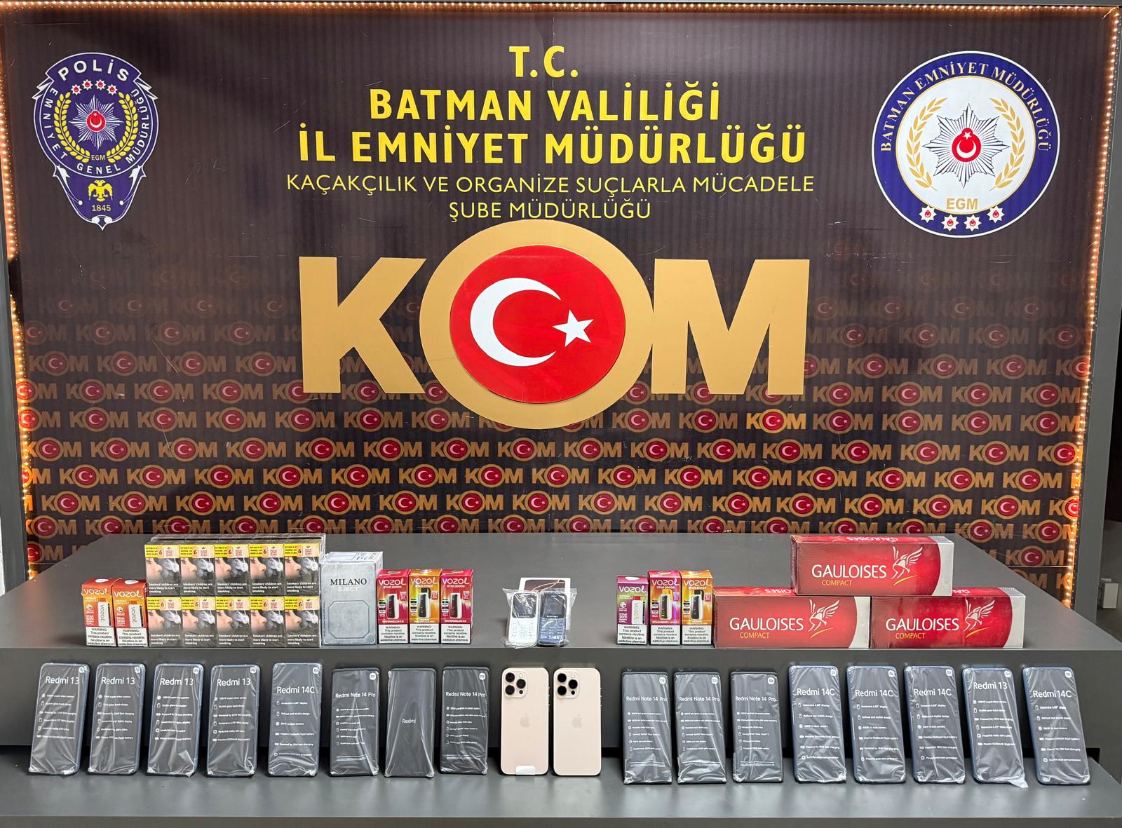 Kaçak Malzemeler Ekiplerin Takibinden Kurtulamadı