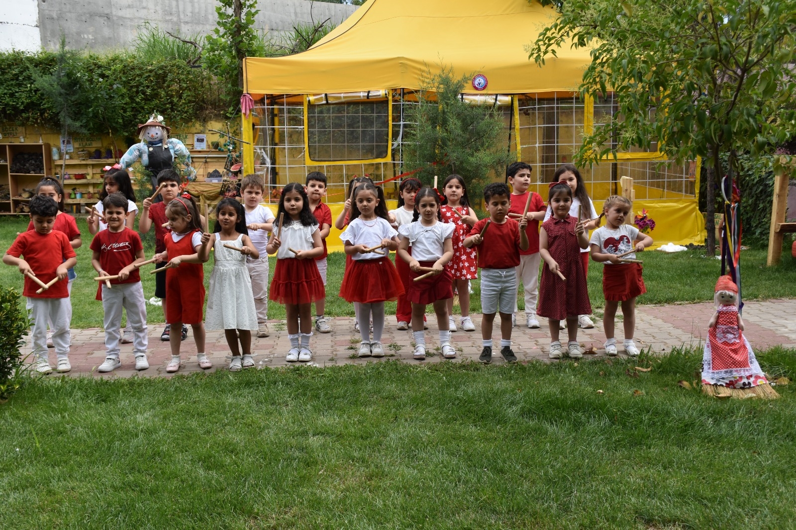 Mimar Sinan Anaokulu’nda Açık Hava Sınıfı Hizmete Girdi