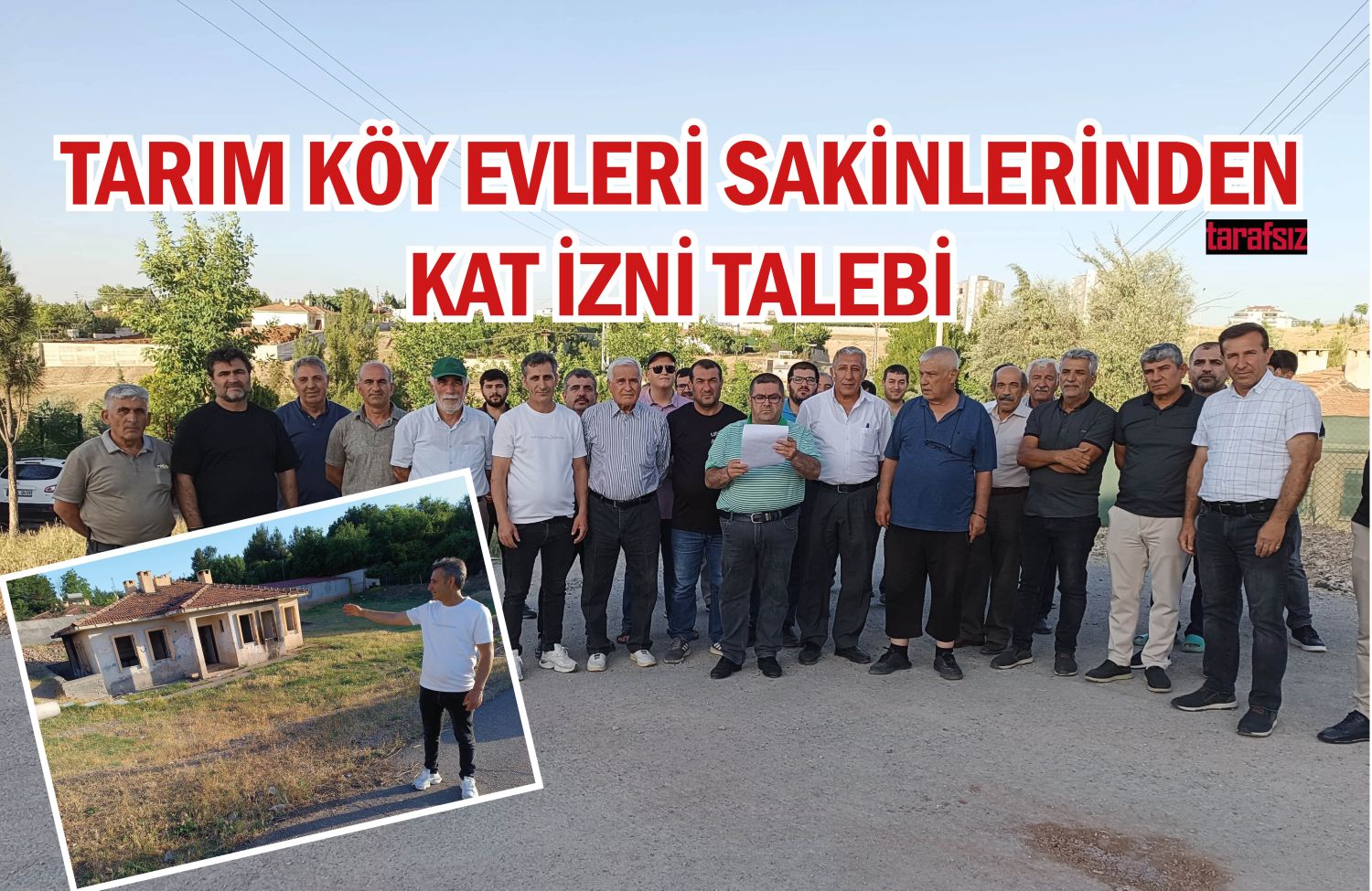 Tarım Köy Evleri Sakinlerinden Kat İzni Talebi