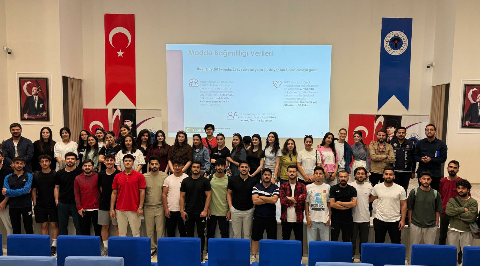 Batman Üniversitesi’nde Madde Bağımlılığı Eğitimi