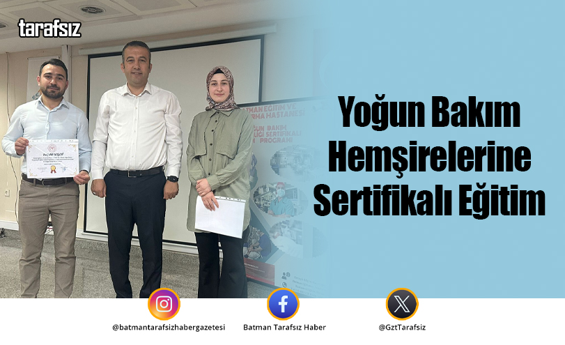 Yoğun Bakım Hemşirelerine Sertifikalı Eğitim