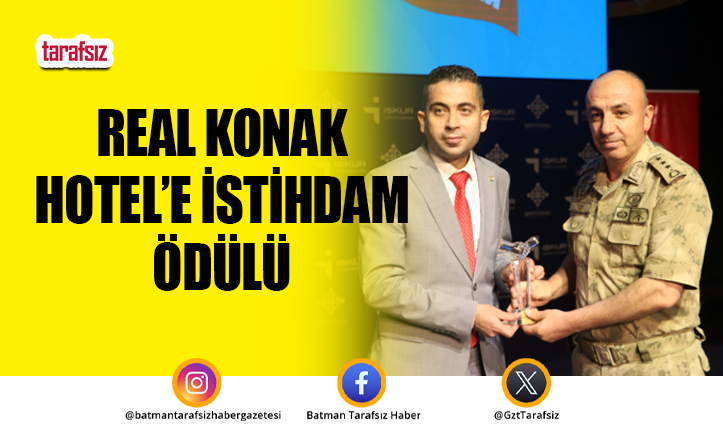 Real Konak Hotel’e İstihdam Ödülü