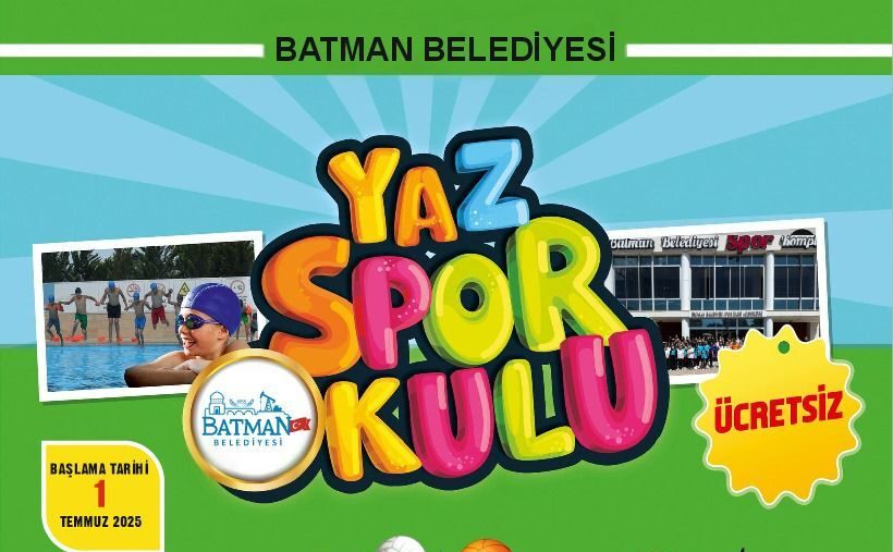 Belediyeden Çocuklara Spor Dolu Yaz Tatili