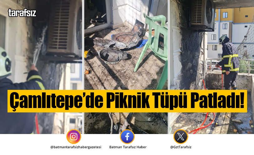 Çamlıtepe’de Piknik Tüpü Patladı!