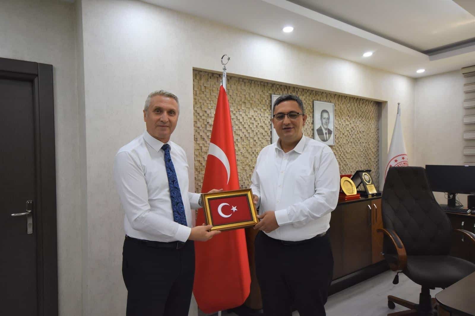 Ersöz’den İl Milli Eğitim Müdürü Ciğer’e Veda Ziyareti