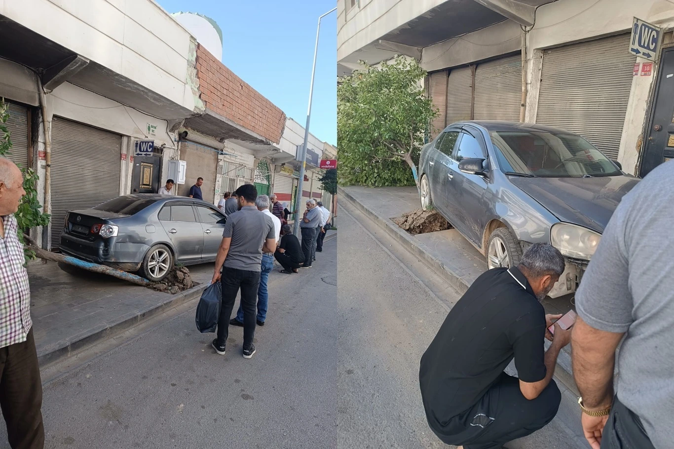 Küçük Çocuk Babasının Aracıyla Kaza Yaptı