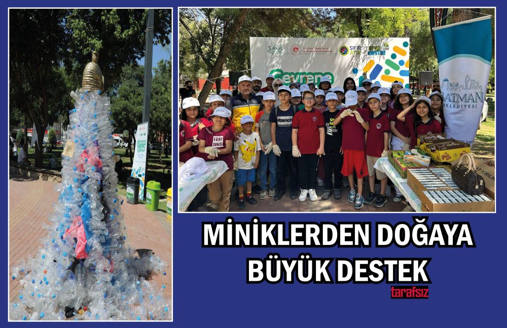MİNİKLERDEN DOĞAYA BÜYÜK DESTEK
