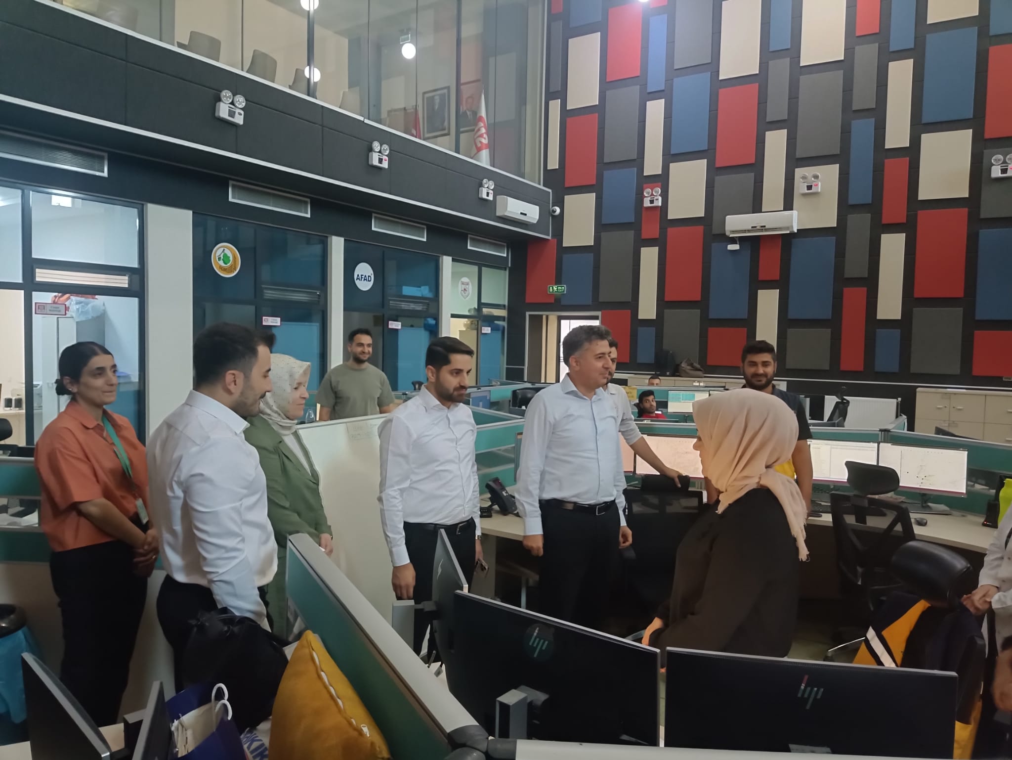 Müdür Solmaz’dan 112 Acil Çağrı Merkezi’ne Ziyaret