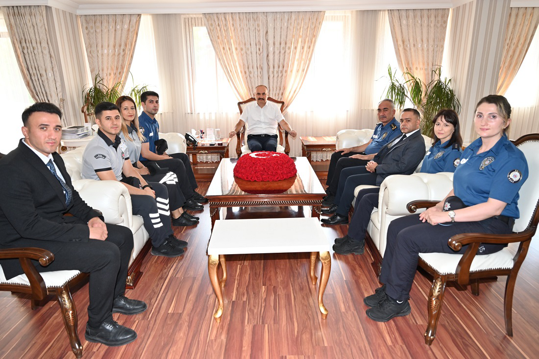 Vali Canalp’e Özel Güvenlik Haftası Ziyareti