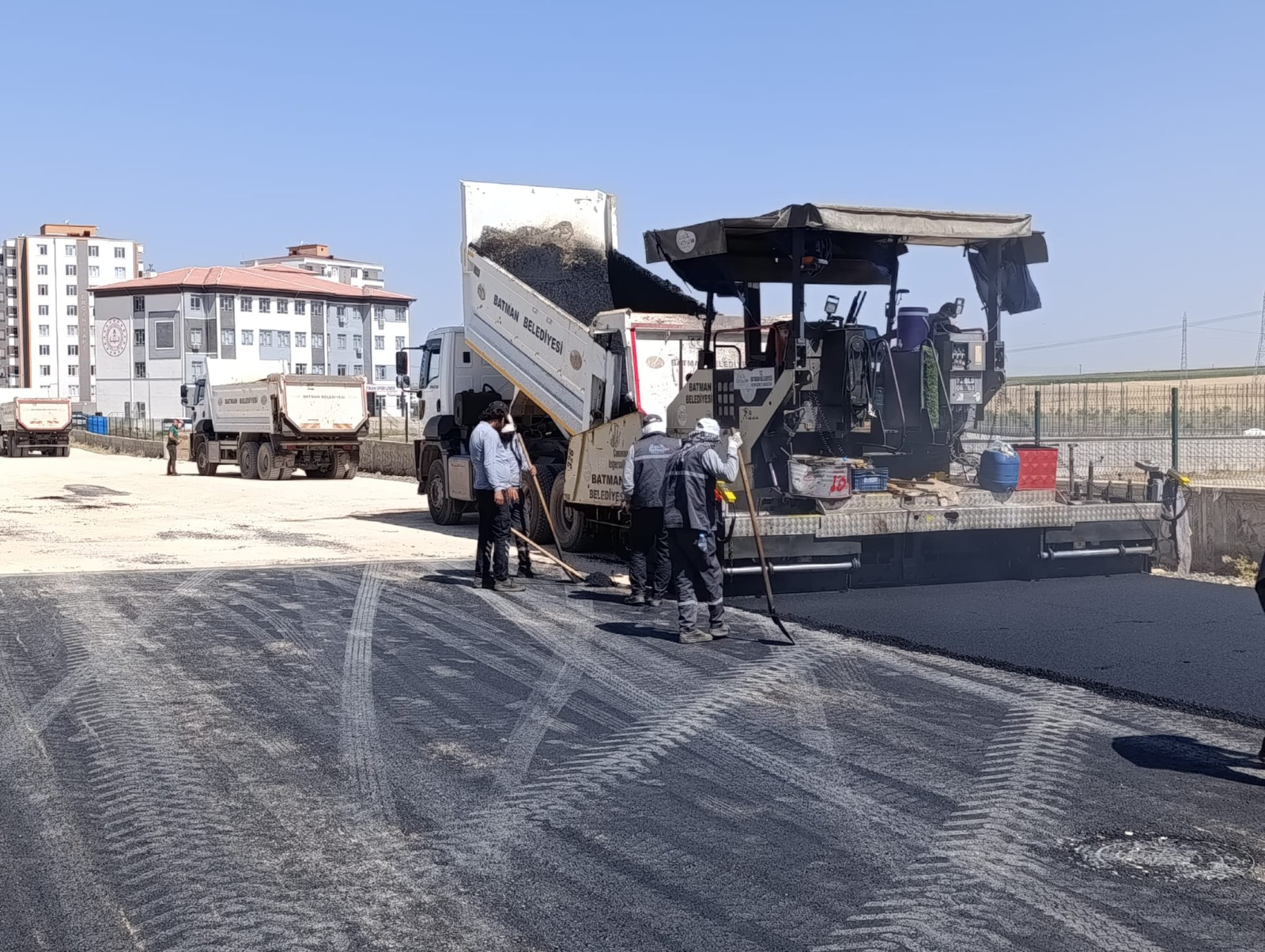 Yılın İlk Yarısında 51 Bin Ton Asfalt Serildi