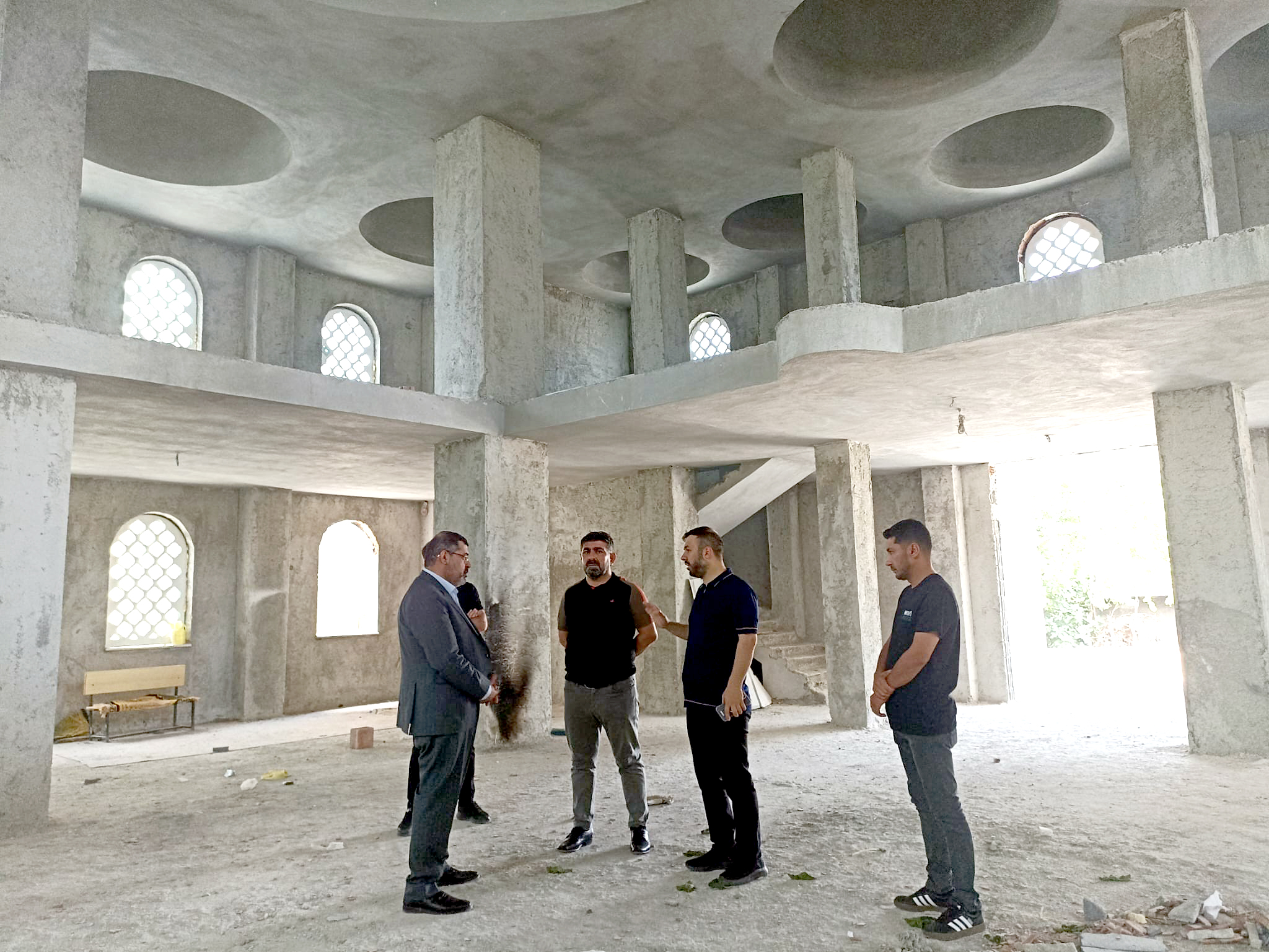 Zeynel Abidin Camii’nde İnşaat Çalışmaları Devam Ediyor