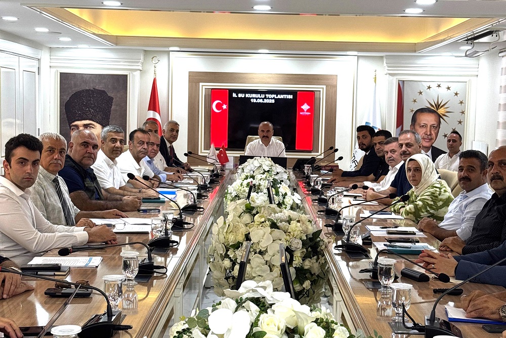 İl Su Kurulu Toplantısı Vali Canalp Başkanlığında Yapıldı