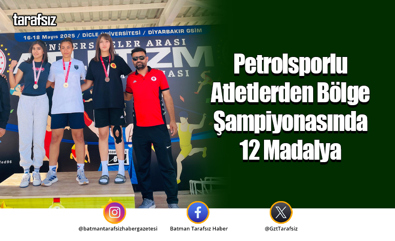 Petrolsporlu Atletlerden Bölge Şampiyonasında 12 Madalya