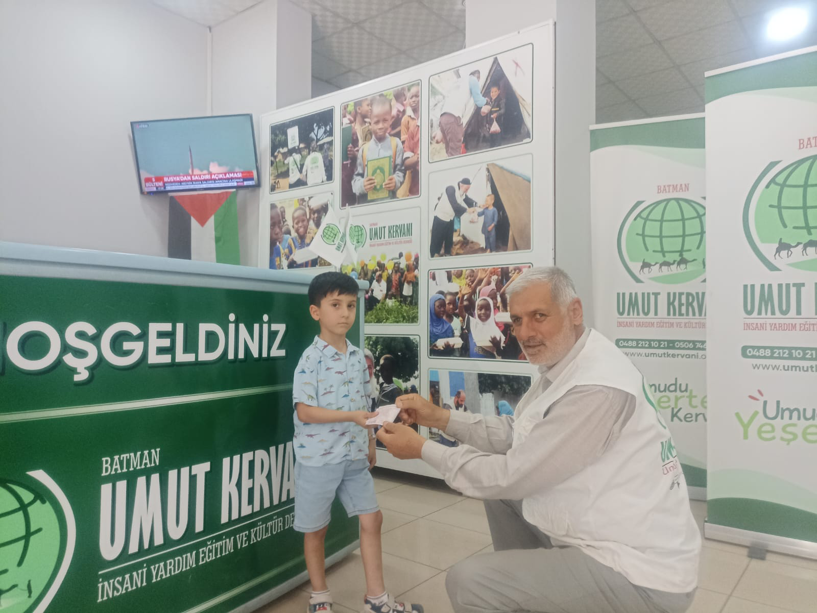 6 Yaşındaki Yusuf’tan Gazze’ye Anlamlı Destek