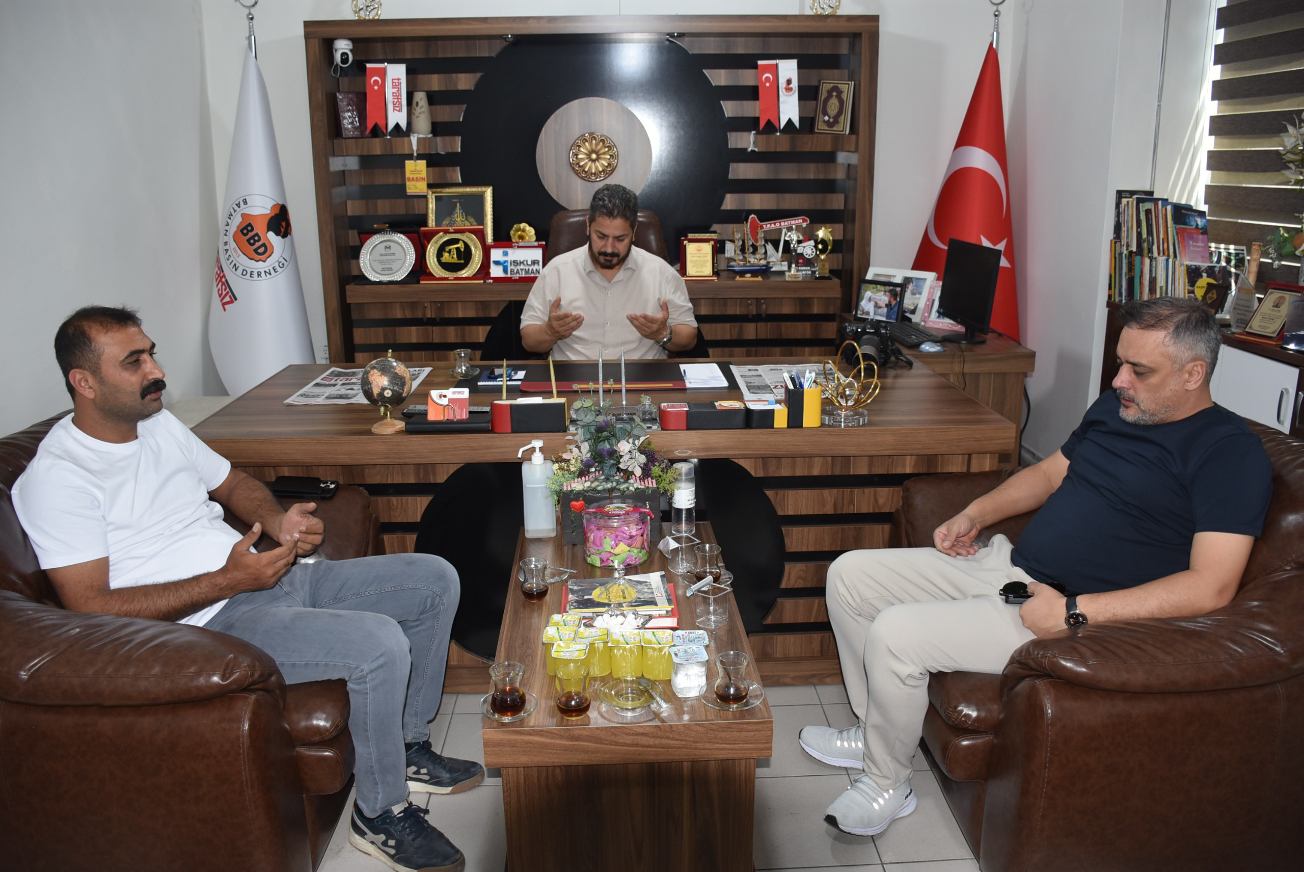 Başkan Akkuş’tan Taziye Ziyareti