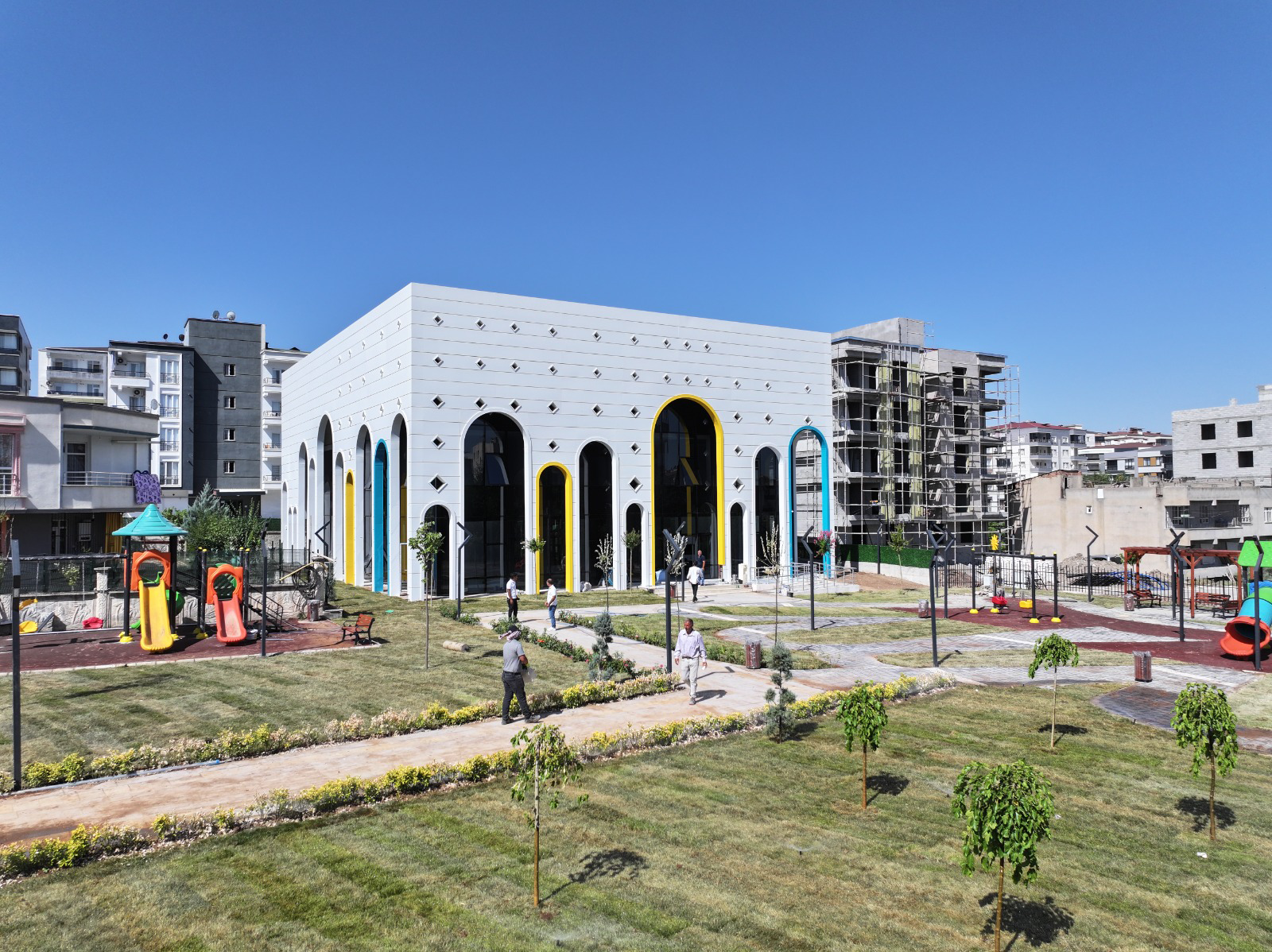 Necat Nasıroğlu Bebek ve Çocuk Kütüphanesi Açılışa Hazırlanıyor