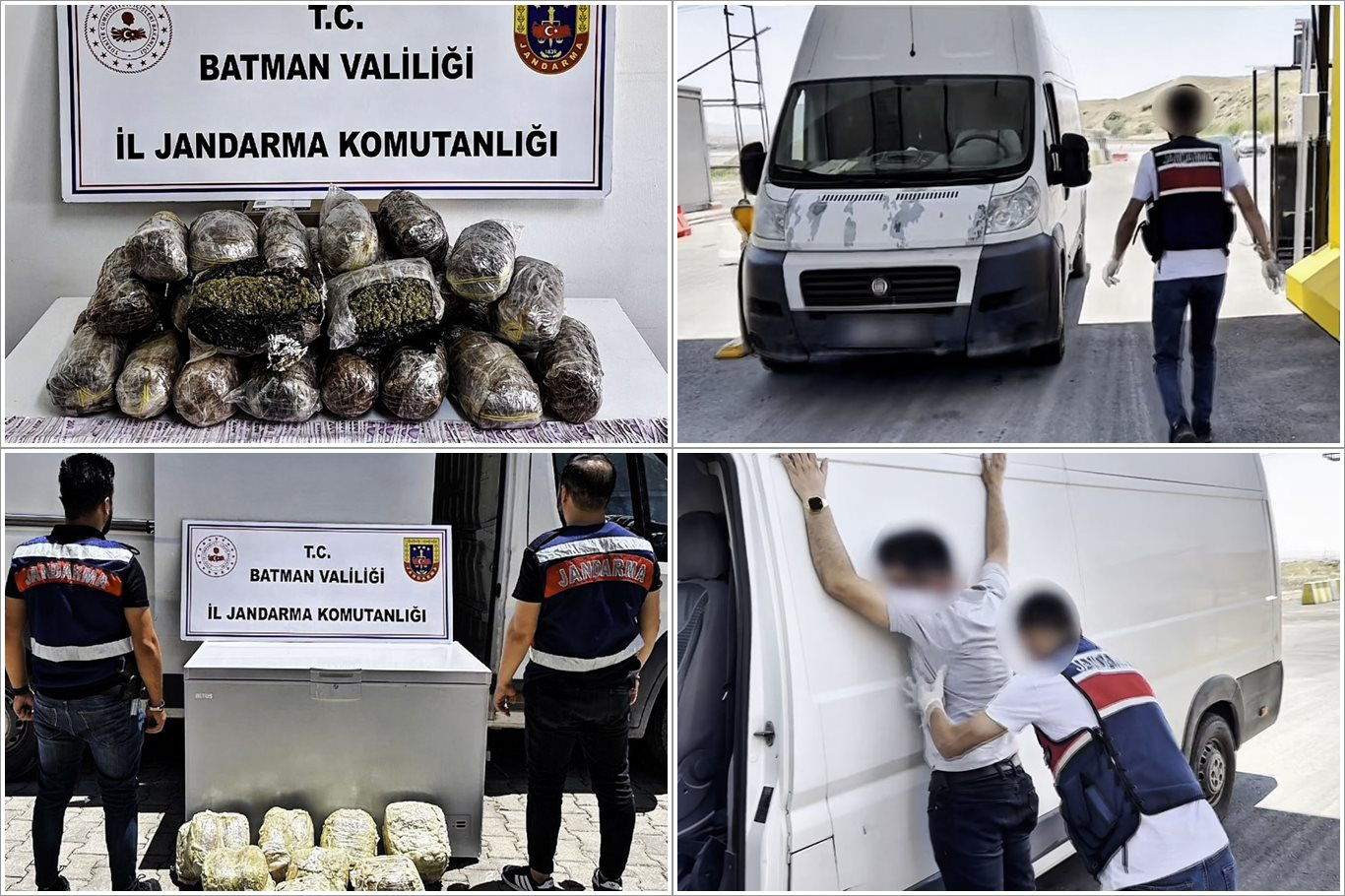 Van-Batman Uyuşturucu Sevkiyatına Jandarma Darbesi