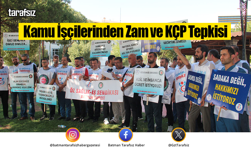 Kamu İşçilerinden Zam ve KÇP Tepkisi