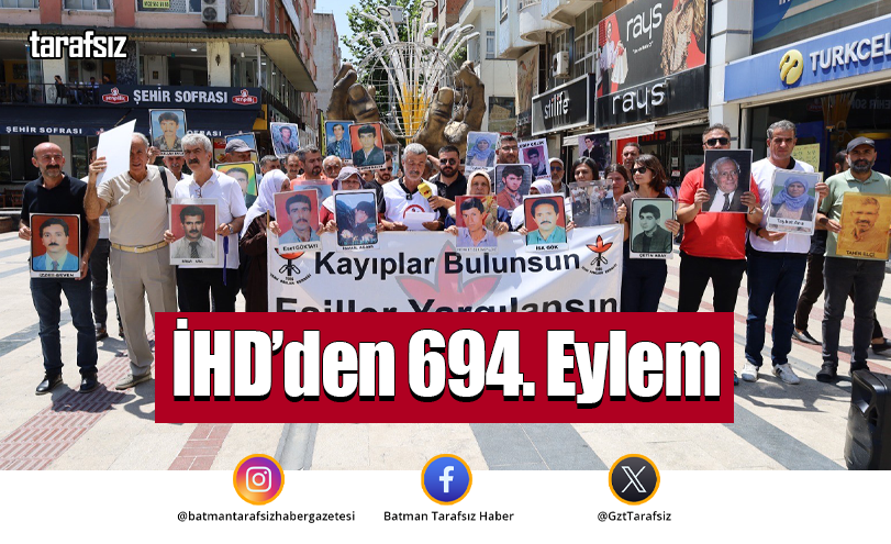 İHD’den 694. Eylem