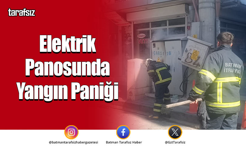 Elektrik Panosunda Yangın Paniği