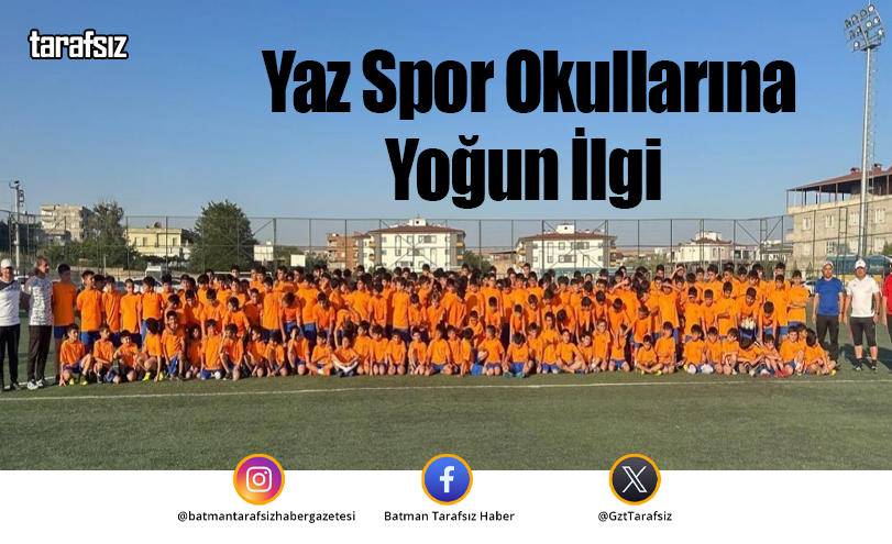 Yaz Spor Okullarına Yoğun İlgi
