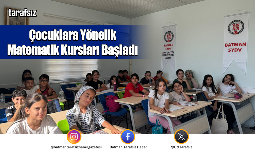 Çocuklara Yönelik Matematik Kursları Başladı