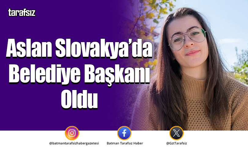 Aslan Slovakya’da Belediye Başkanı Oldu