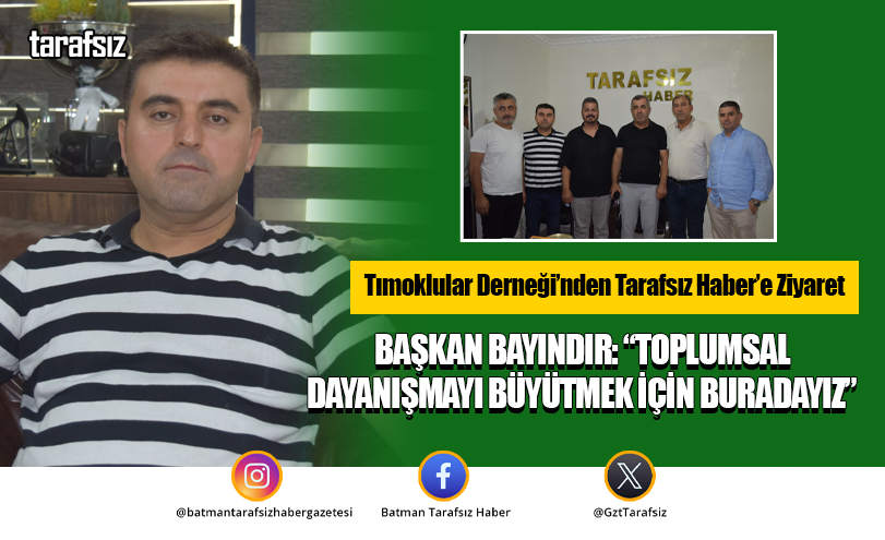 Başkan Bayındır: “Toplumsal dayanışmayı büyütmek için buradayız”