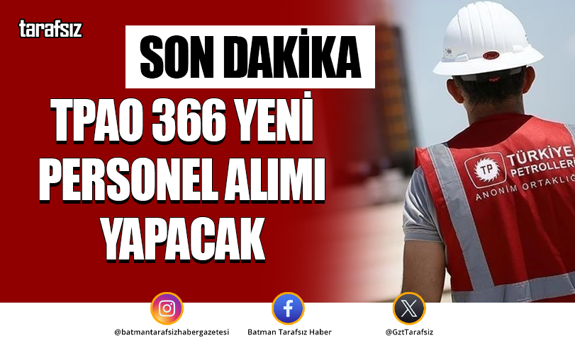 TPAO 366 Yeni Personel Alımı Yapacak