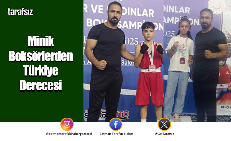 Minik Boksörlerden Türkiye Derecesi