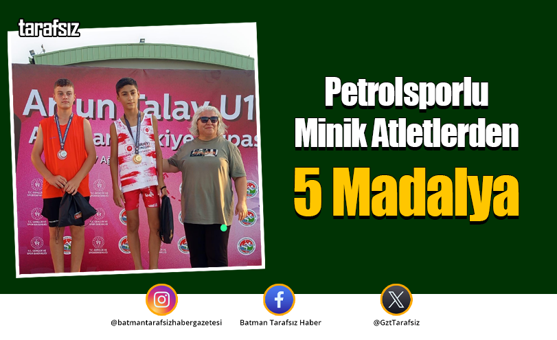Petrolsporlu Minik Atletlerden 5 Madalya