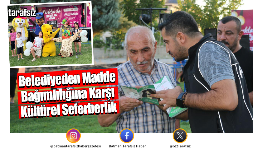 Belediyeden Madde Bağımlılığına Karşı Kültürel Seferberlik