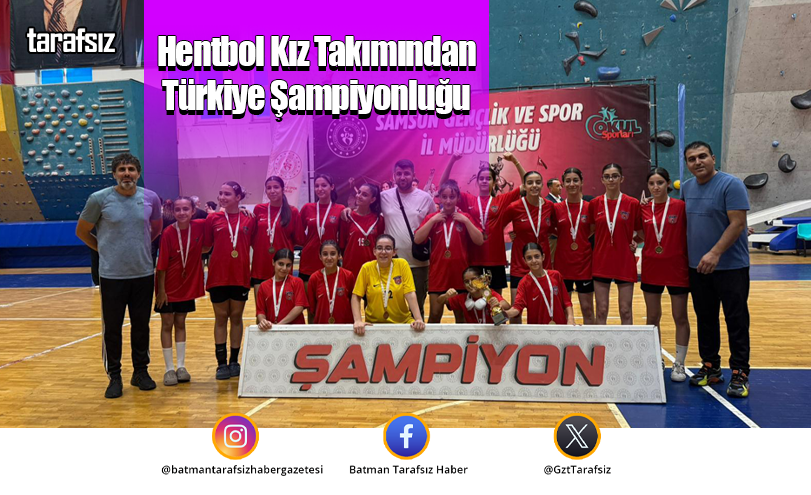 Hentbol Kız Takımından Türkiye Şampiyonluğu