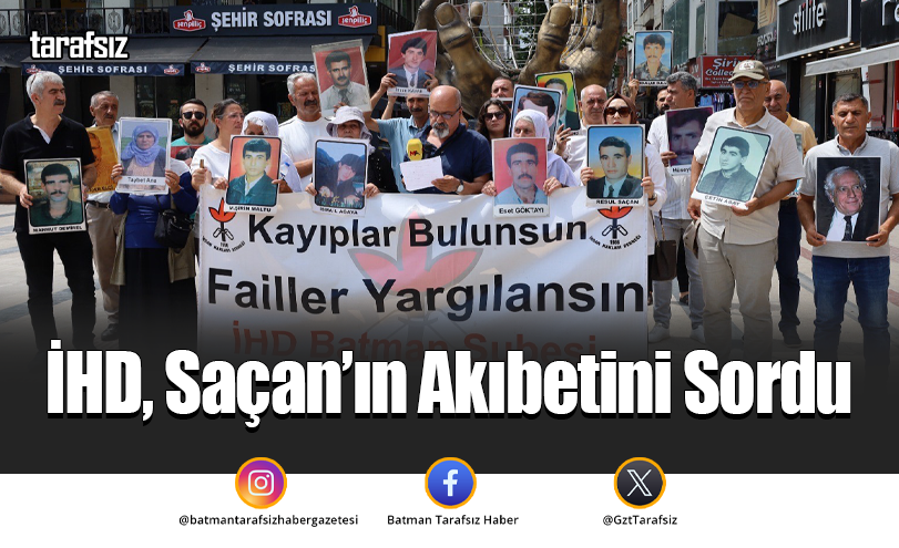 İHD, Saçan’ın Akıbetini Sordu