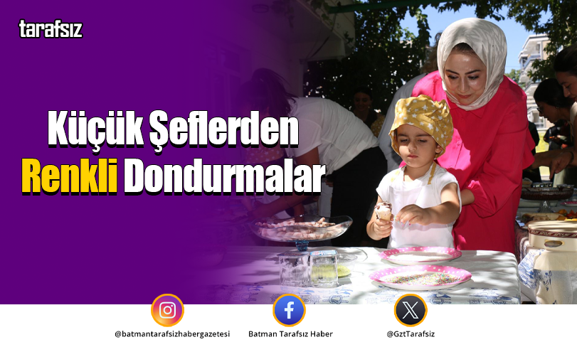 Küçük Şeflerden Renkli Dondurmalar
