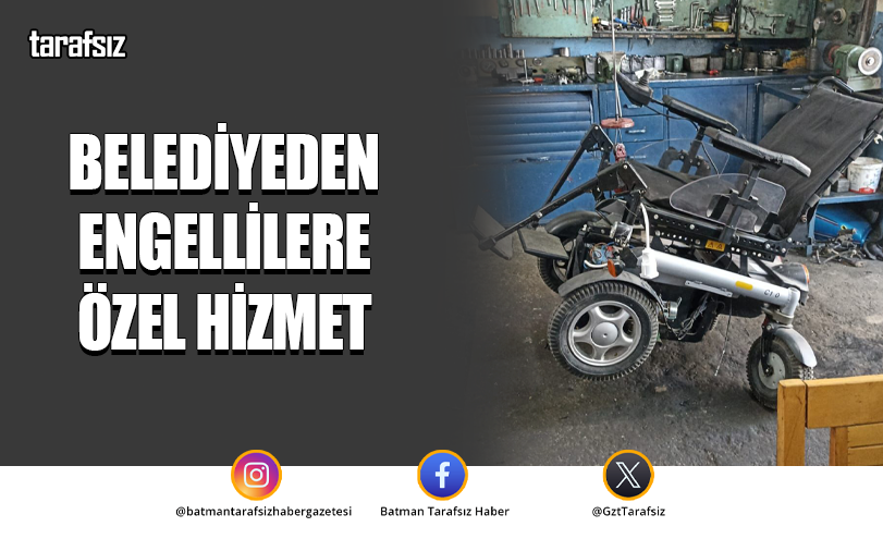 BELEDİYEDEN ENGELLİLERE ÖZEL HİZMET