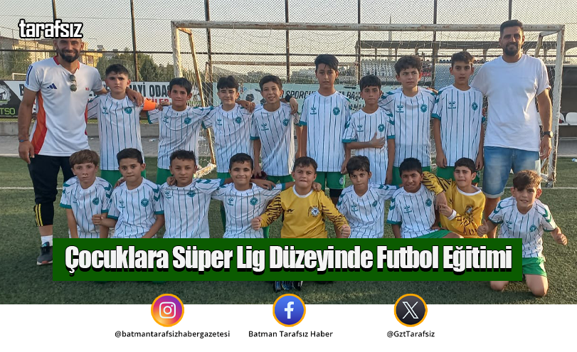Çocuklara Süper Lig Düzeyinde Futbol Eğitimi