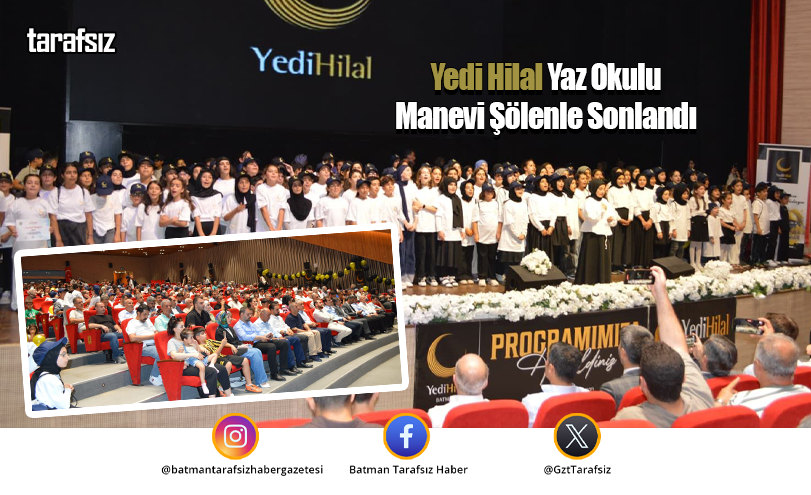 Yedi Hilal Yaz Okulu Manevi Şölenle Sonlandı