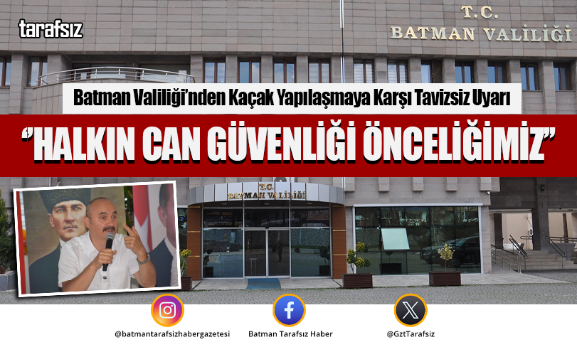 ‘’HALKIN CAN GÜVENLİĞİ ÖNCELİĞİMİZ’’