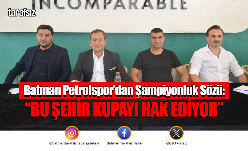 “BU ŞEHİR KUPAYI HAK EDİYOR”